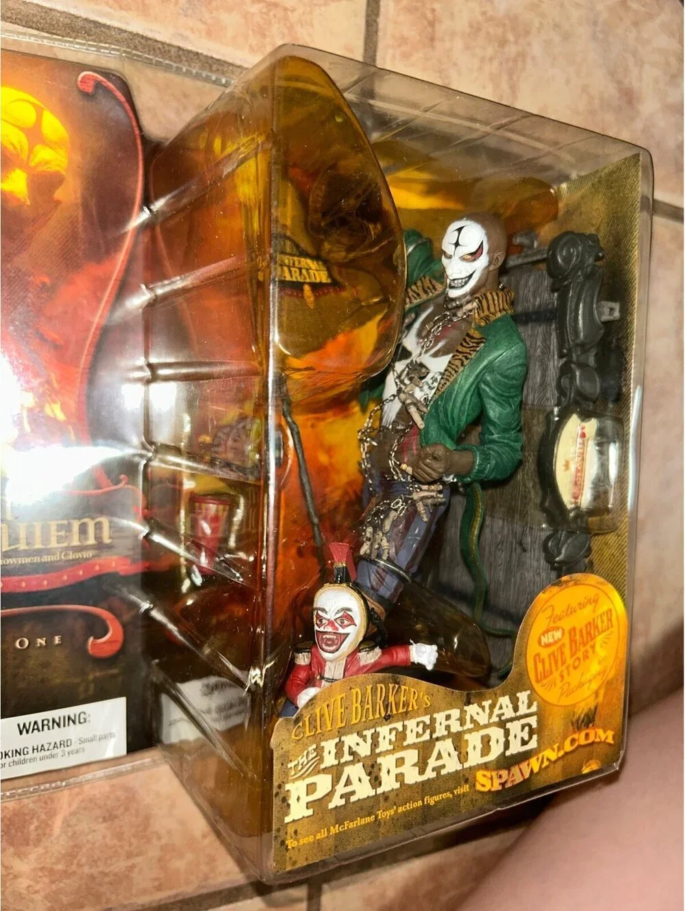 McFarlane Clive Barker Infernal Parade Tom Requiem & Clovio 2004 NEW Sealed